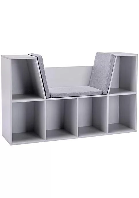 商品belk|Toy Chest Kids Cabinet Storage Organizer Children Display Shelf For Toys Clothes Books Bedroom Grey,价格¥818,第1张图片