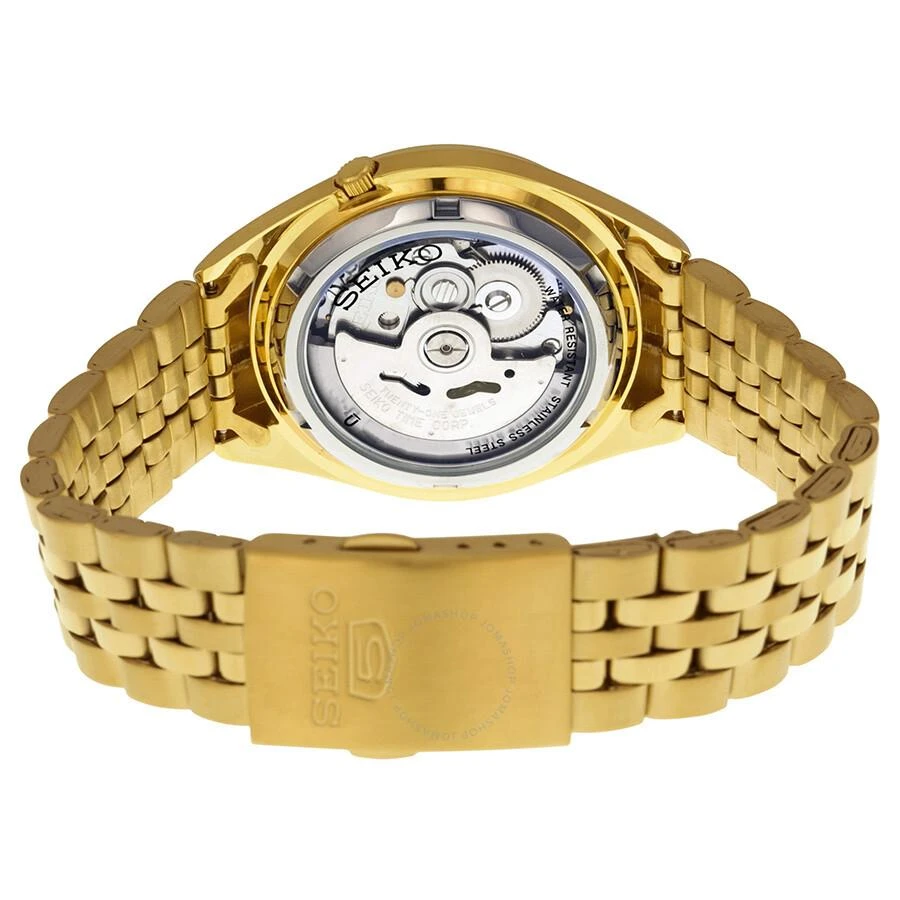 商品Seiko|5 Vintage Automatic Black Dial Yellow Gold-plated Men's Watch SNKL40,价格¥1141,第3张图片详细描述