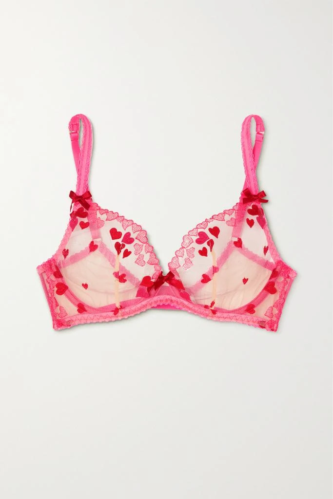 商品L'Agent by Agent Provocateur|Cupid 刺绣绢网带钢圈文胸  - 32D,价格¥528,第1张图片