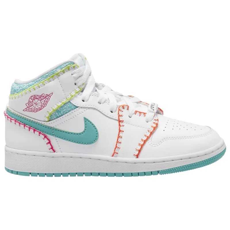 商品Jordan|Jordan AJ 1 Mid SE - Boys' Grade School,价格¥832,第1张图片