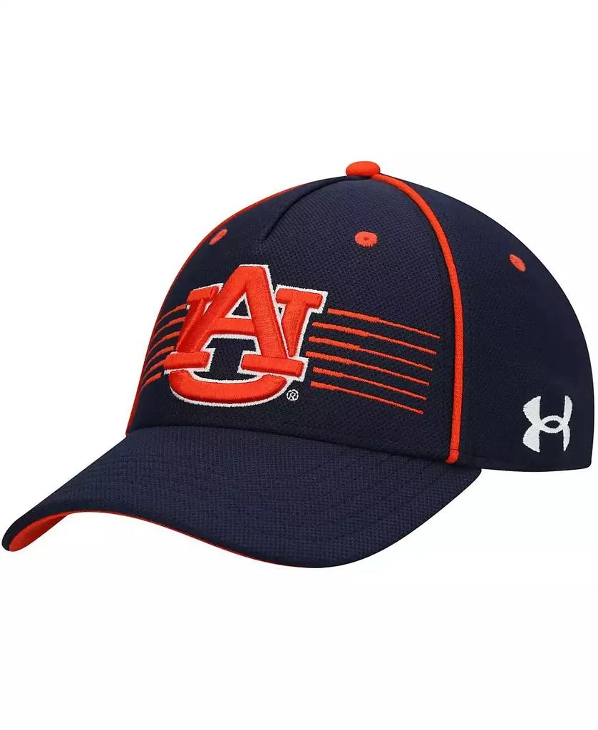 商品Under Armour|Men's Navy Auburn Tigers Iso-Chill Blitzing Accent Flex Hat,价格¥238,第1张图片