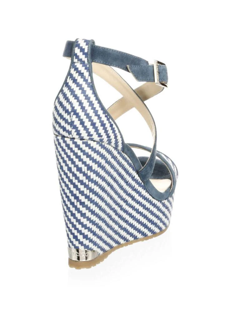 商品Jimmy Choo|Woven Wedge Sandals,价格¥1650,第2张图片详细描述