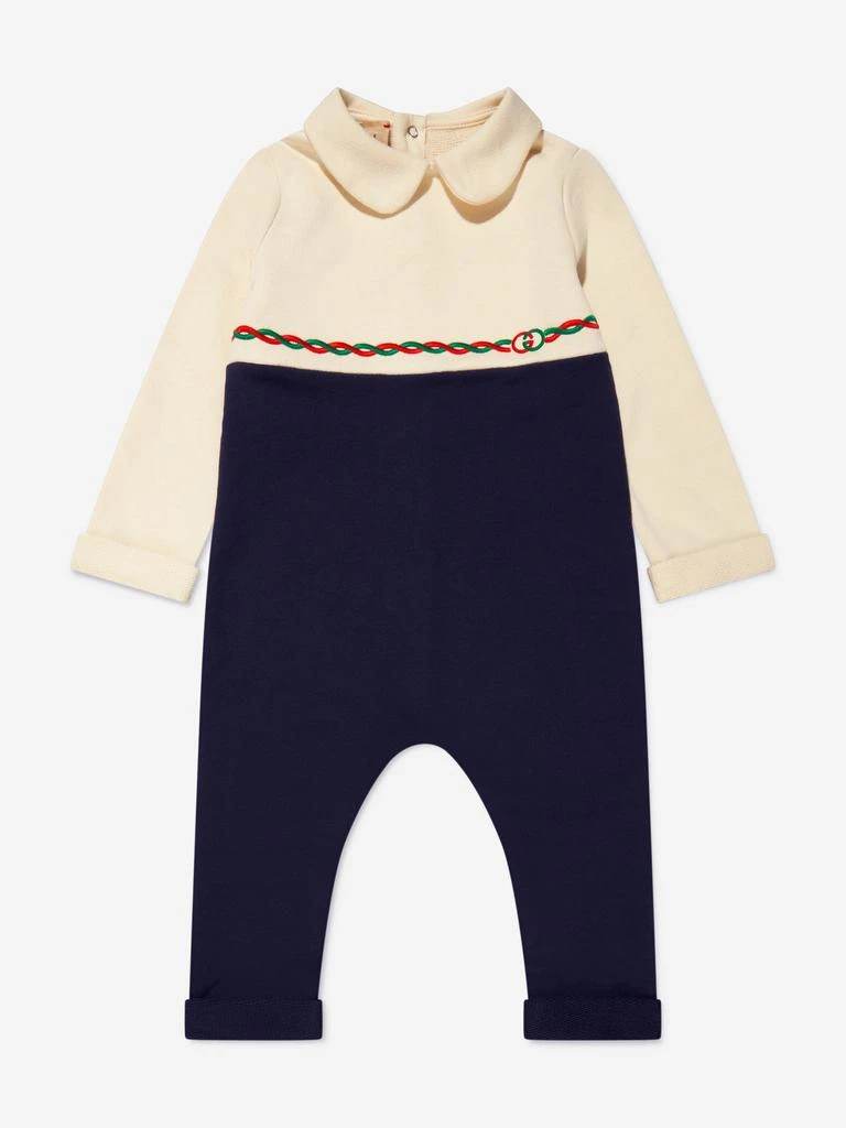 商品Gucci|Gucci Baby Boys Romper Gift Set (2 Piece),价格¥1370,第3张图片详细描述