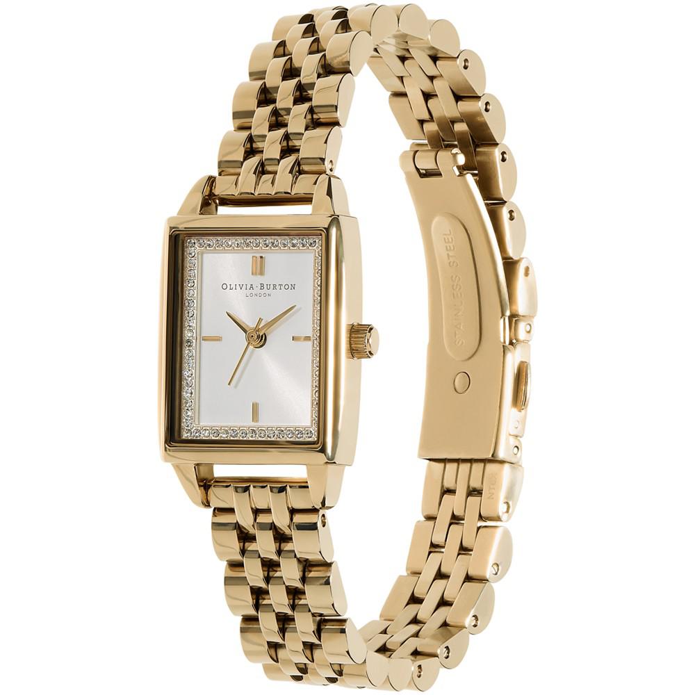 Women's Quartz Gold-Tone Stainless Steel Bracelet Watch 25.5mm x 20.5mm商品第2张图片规格展示