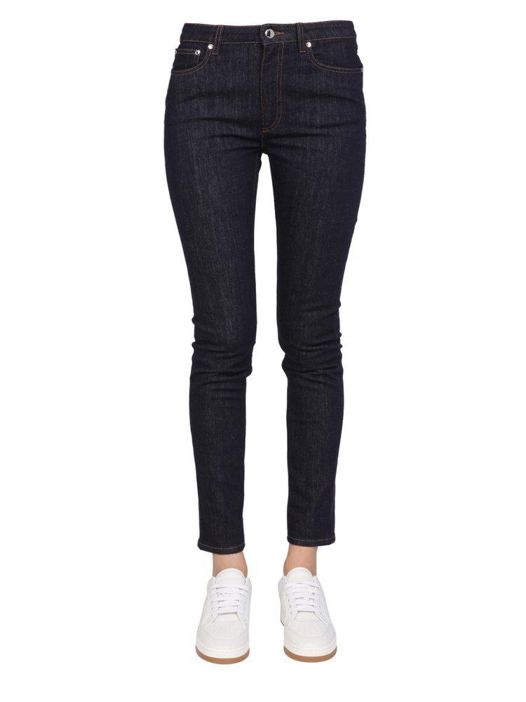 商品Burberry|Burberry Mid-Rise Slim Fit Jeans,价格¥2510,第1张图片