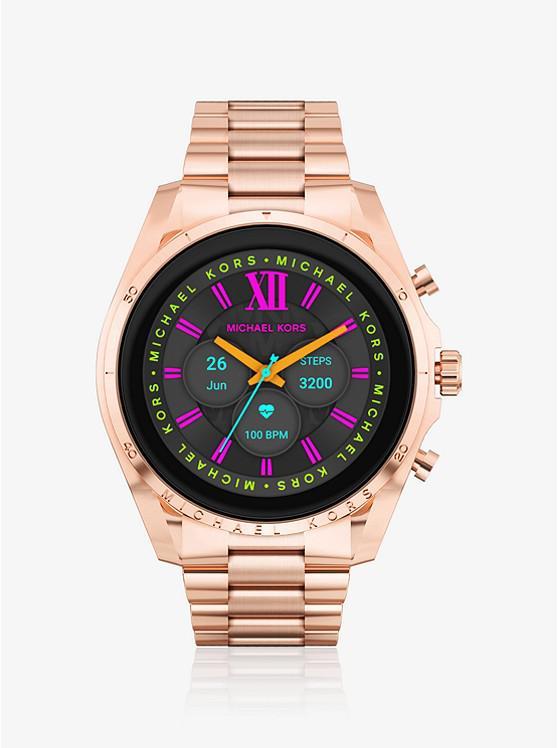 商品Michael Kors|Gen 6 Bradshaw Rose Gold-Tone Smartwatch,价格¥2632,第1张图片