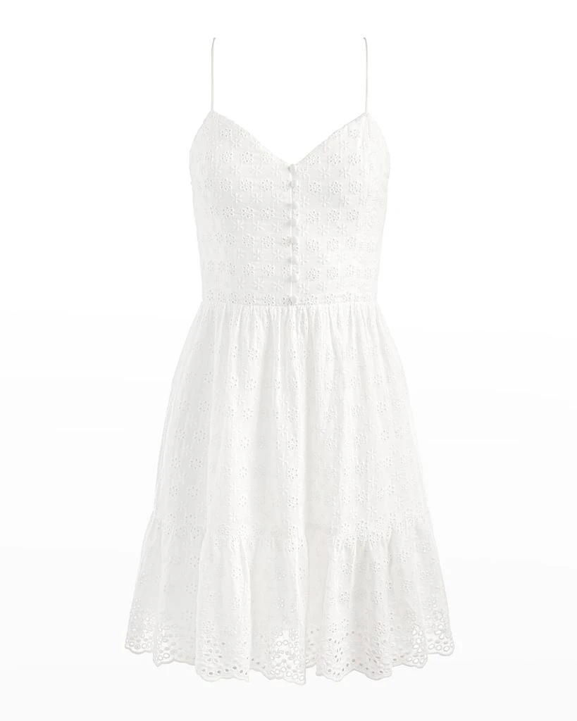 商品Alice + Olivia|Fae Spaghetti-Strap Mini Dress,价格¥758,第2张图片详细描述