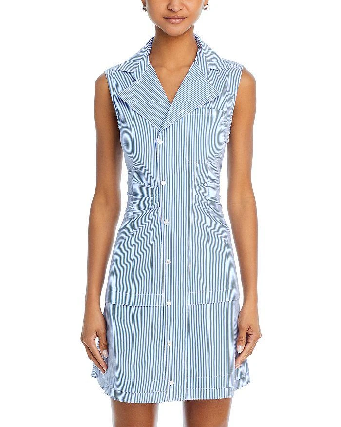 商品Derek Lam|Satina Stripe Shirt Dress,价格¥2043,第3张图片详细描述
