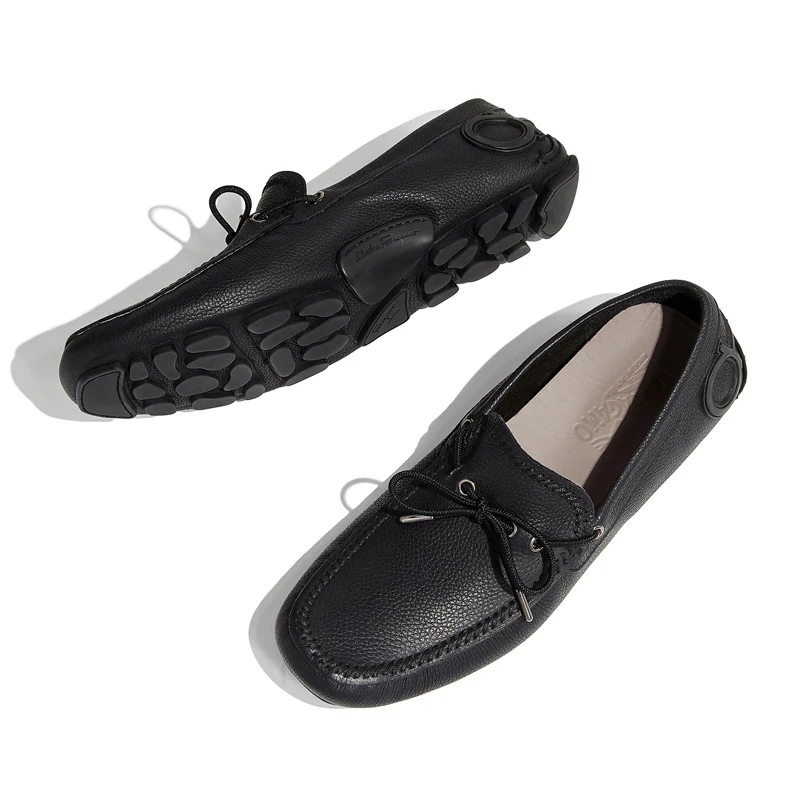 Salvatore Ferragamo 菲拉格慕 男士海军蓝色驾车鞋 02-B371-708341 商品