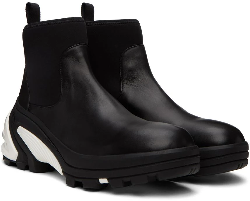 商品1017 ALYX 9SM|Black Leather Mid Chelsea Boots,价格¥5170,第4张图片详细描述
