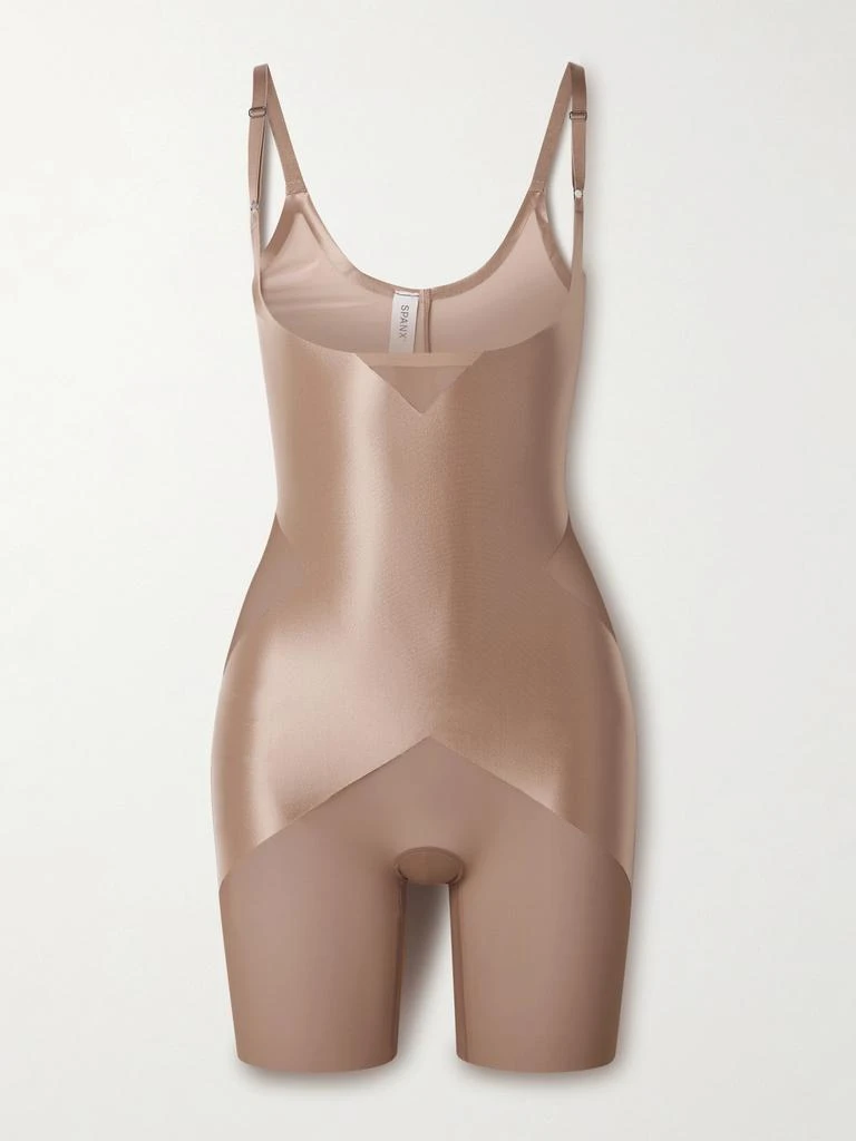 商品SPANX|Spanxshape™ Satin-x™ Open-bust 中长连体衣,价格¥755,第1张图片