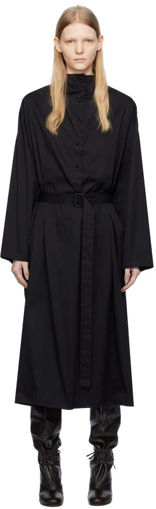 商品Lemaire|Black Housse Midi Dress,价格¥9351,第1张图片