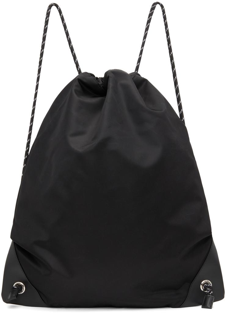 Black 'La Medusa' Drawstring Backpack商品第3张图片规格展示