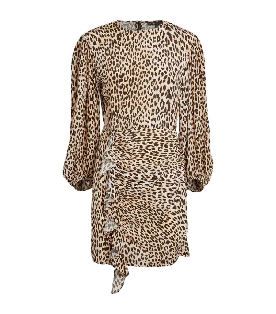 Leopard Print Ricata Mini Dress商品第1张图片规格展示
