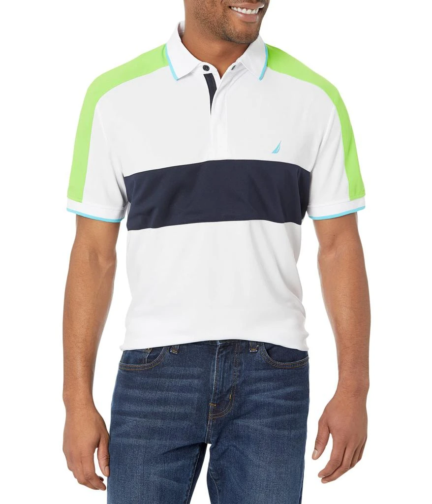 商品Nautica|Navtech Sustainably Crafted Classic Fit Chest-Stripe Polo,价格¥412,第1张图片