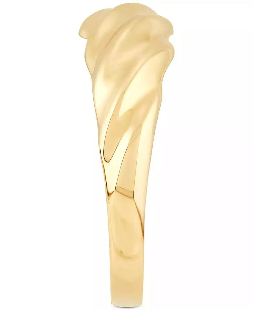 商品Macy's|Polished Wavy Design Statement Ring in 10k Gold, Created for Macy's,价格¥1053,第4张图片详细描述