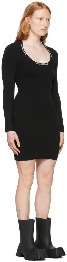 商品Alexander Wang|黑色粘纤连衣裙,价格¥4894,第2张图片详细描述
