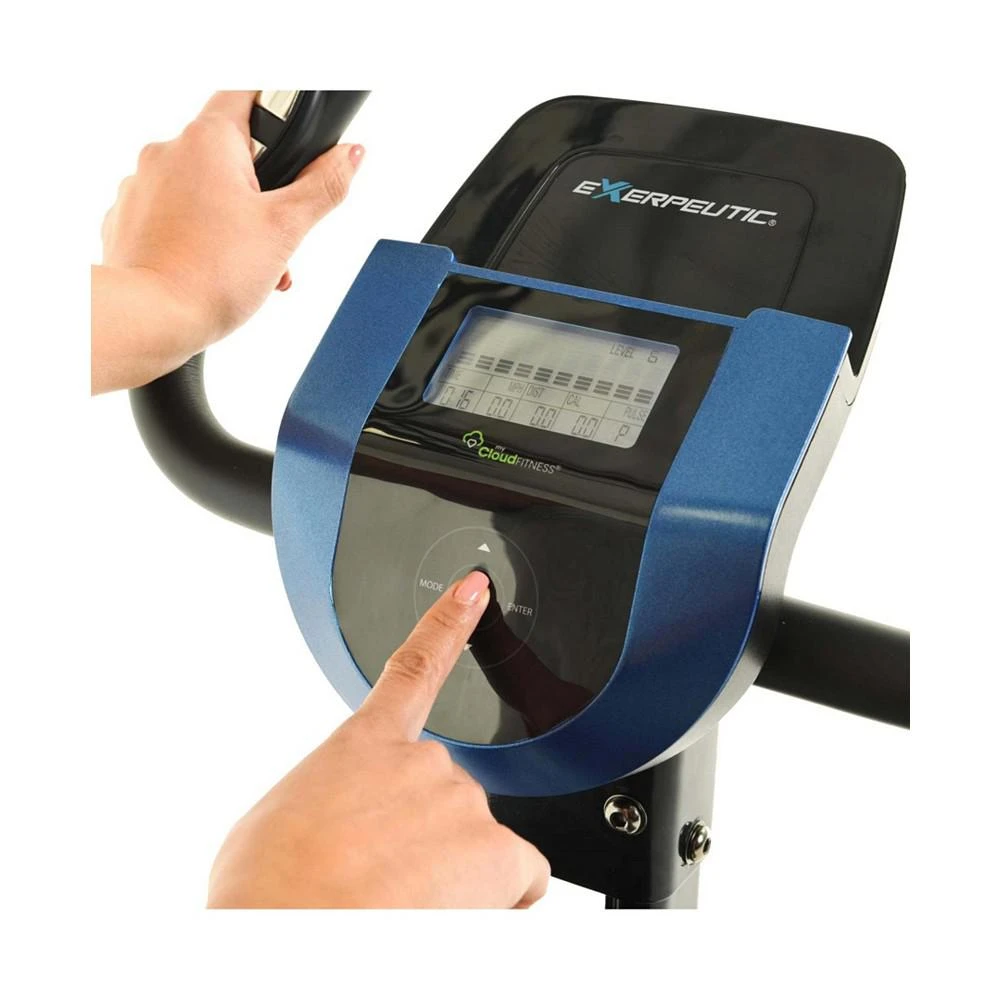975 XLS Bluetooth Folding Upright Exercise Bike with MyCloudFitness App 商品