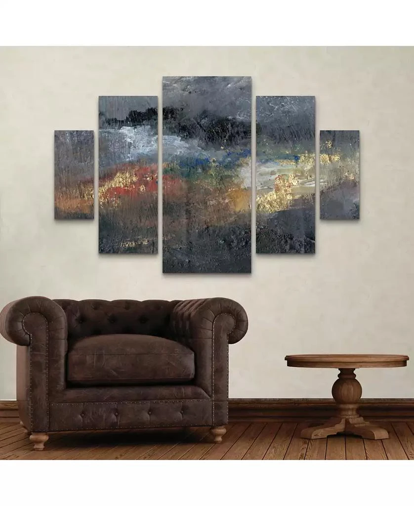 商品Trademark Global|Joyce Combs Mountains in the Mist III Multi Panel Art Set Large Diamond - 19" x 41.5",价格¥2623,第3张图片详细描述