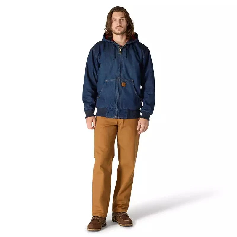 商品Carhartt|Carhartt Men's Denim Duck Active Full-Zip Jacket,价格¥1136,第2张图片详细描述