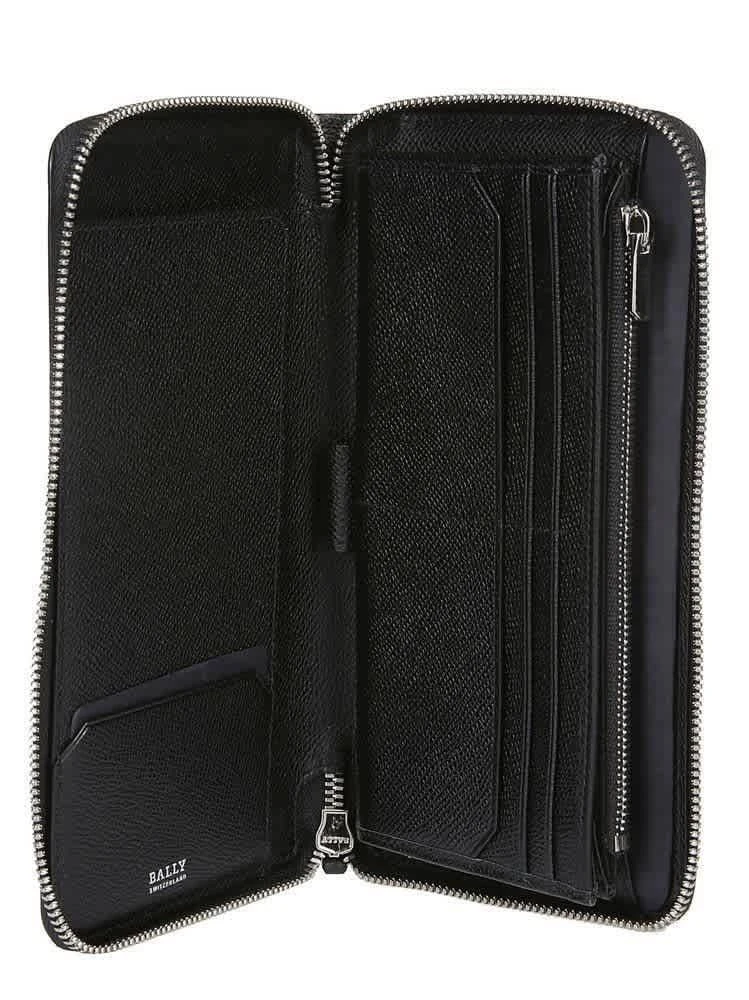 商品Bally|Bally Black Mens Tevyn Zipped Wallet,价格¥1246,第3张图片详细描述