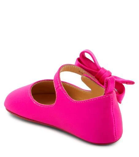 商品Christian Louboutin|Baby Lou Babe satin ballet flats,价格¥2497,第2张图片详细描述