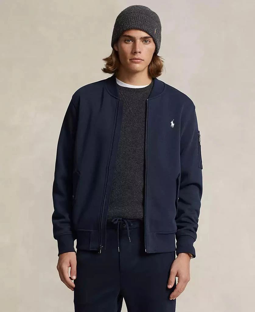 商品Ralph Lauren|Men's Double-Knit Bomber Jacket,价格¥506,第3张图片详细描述