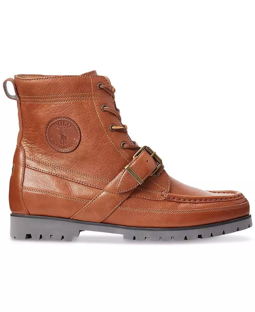 商品Ralph Lauren|Men's Ranger Tumbled Leather Boot,价格¥899,第4张图片详细描述