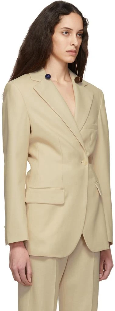 商品Jacquemus|Beige 'La Veste de Costume' Blazer,价格¥4673,第2张图片详细描述