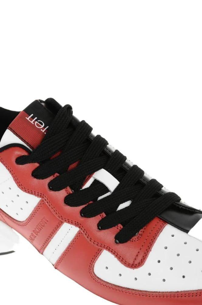 商品Neil Barrett|Neil Barrett Men&#39;s  Red Other Materials Sneakers,价格¥3779,第4张图片详细描述