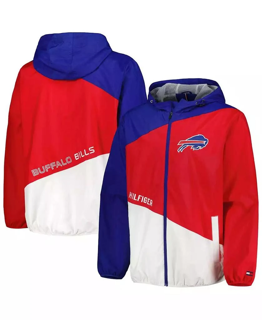 商品Tommy Hilfiger|Men's Royal, Red Buffalo Bills Bill Full-Zip Jacket,价格¥726,第1张图片