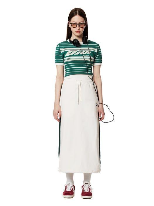 商品5252 BY O!OI|Italic OIOI Stripe Knit Sweater_Green,价格¥620,第1张图片