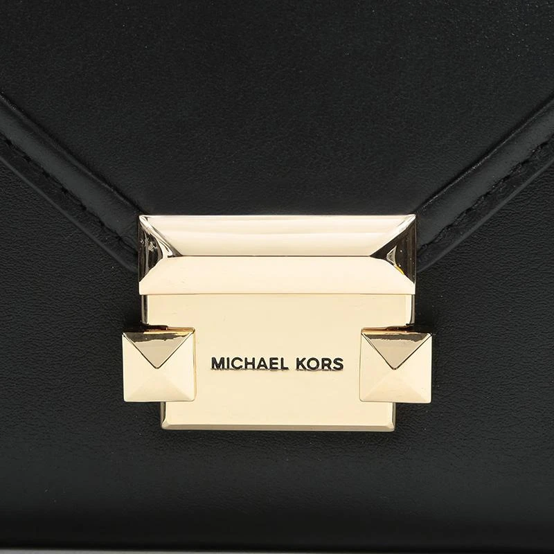 迈克·科尔斯 MICHAEL KORS MK女包 WHITNEY系列皮革黑色小号单肩斜挎包 30T8GXILIL BLACK 商品