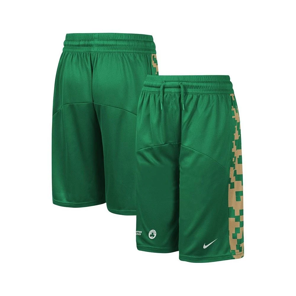 商品NIKE|Big Boys Kelly Green Boston Celtics Courtside Starting Five Team Shorts,价格¥228,第1张图片