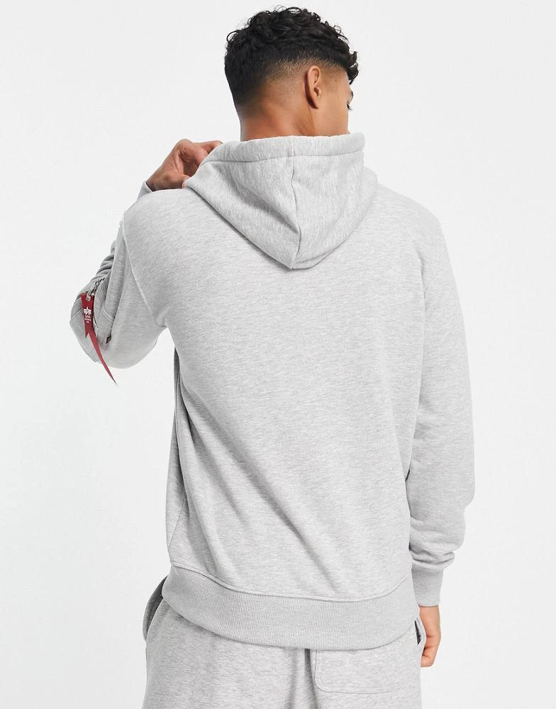 商品Alpha Industries|Alpha Industries X-Fit hoodie in grey marl,价格¥435,第2张图片详细描述