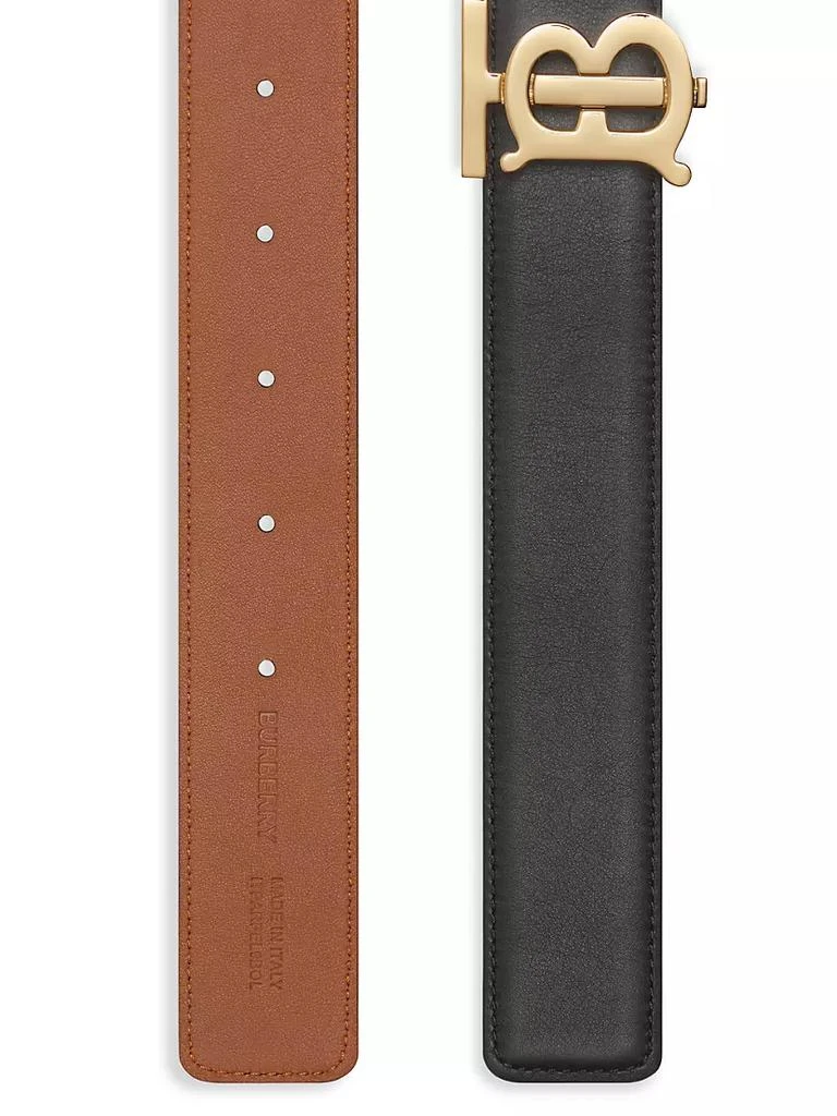 商品Burberry|Monogram Motif Reversible Leather Belt,价格¥3656,第2张图片详细描述
