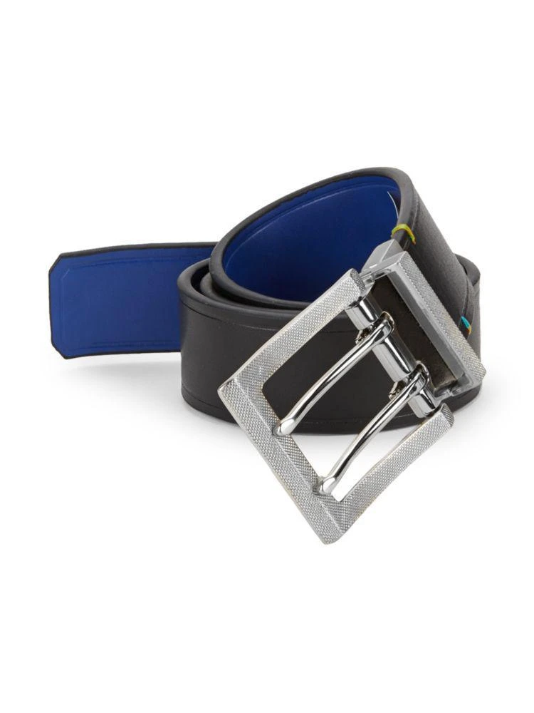 商品Robert Graham|Koa Reversible Faux Leather Belt,价格¥160,第1张图片