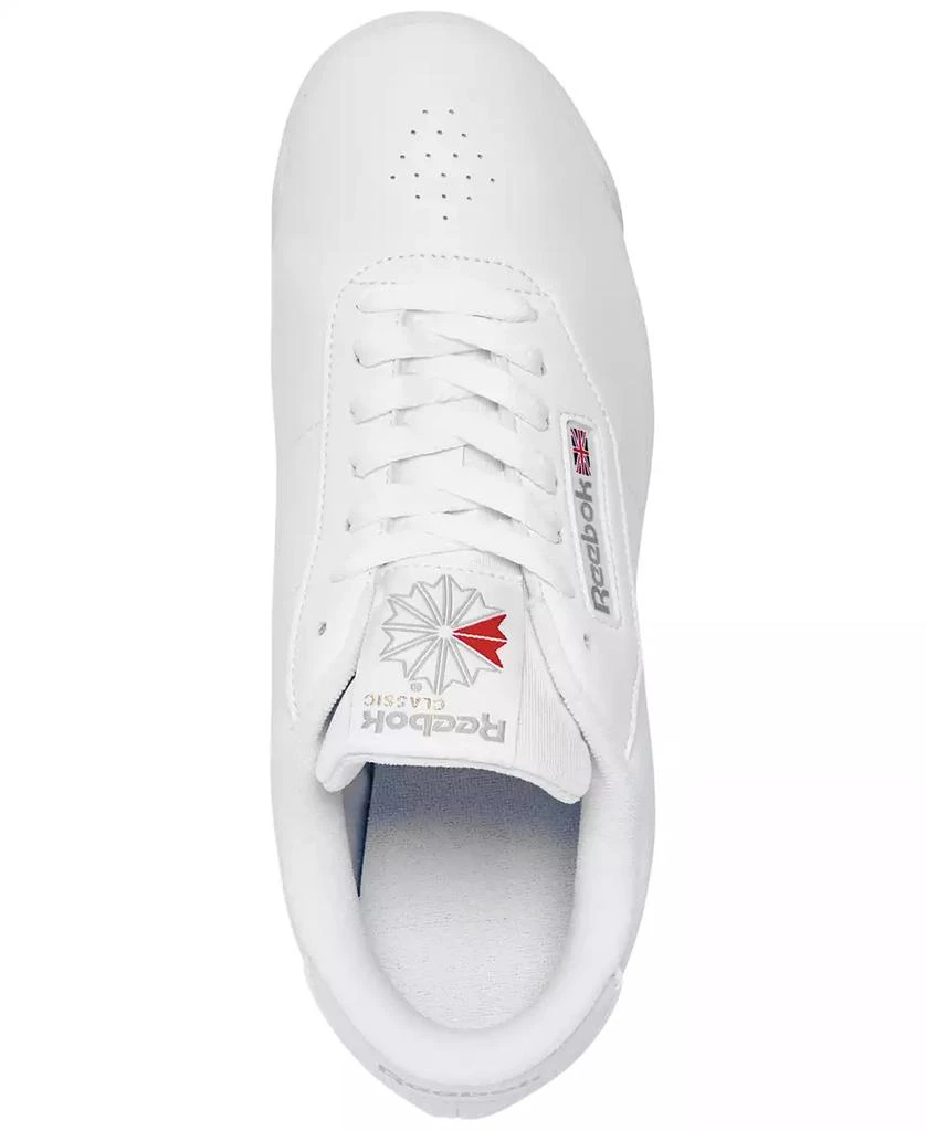 商品Reebok|Women's Princess Wide Width Casual Sneakers from Finish Line,价格¥374,第4张图片详细描述
