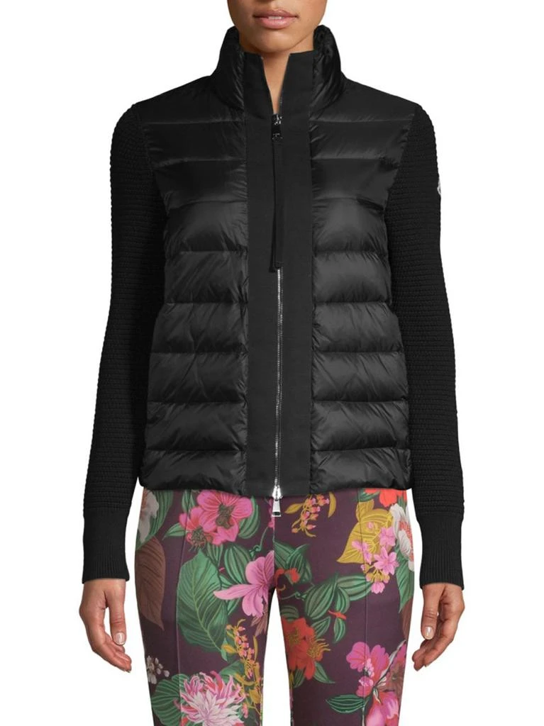 商品Moncler|Moncler - Maglia Mixed Media Cardigan,价格¥5584,第1张图片
