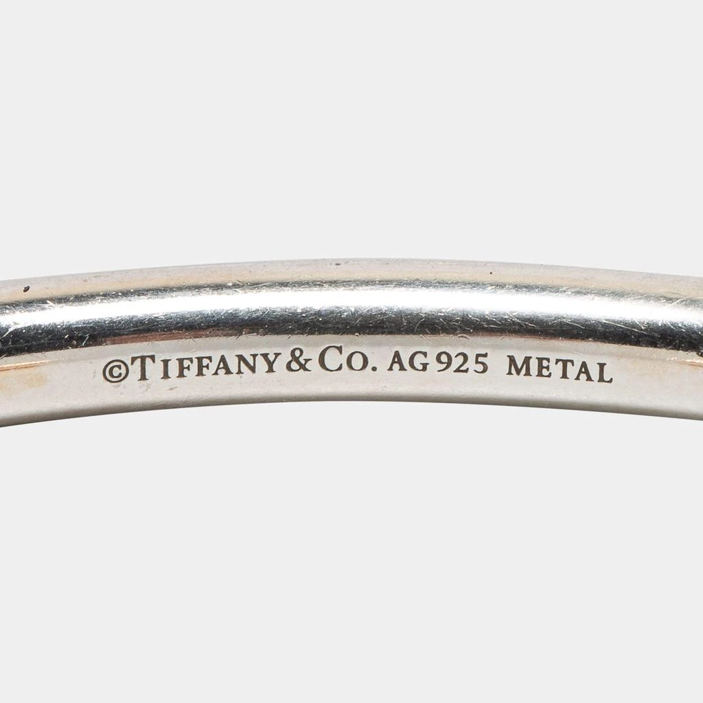 商品[二手商品] Tiffany & Co.|Tiffany & Co. Please Return to Tiffany & Co. Circle Edge Rubedo Sterling Siver Open Cuff Bracelet,价格¥2342,第5张图片详细��描述