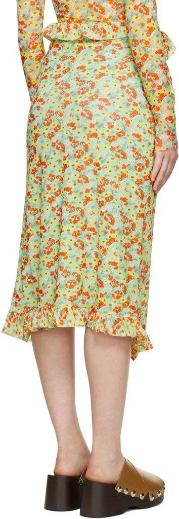 商品Ganni|Green Floral Midi Skirt,价格¥415,第3张图片详细描述