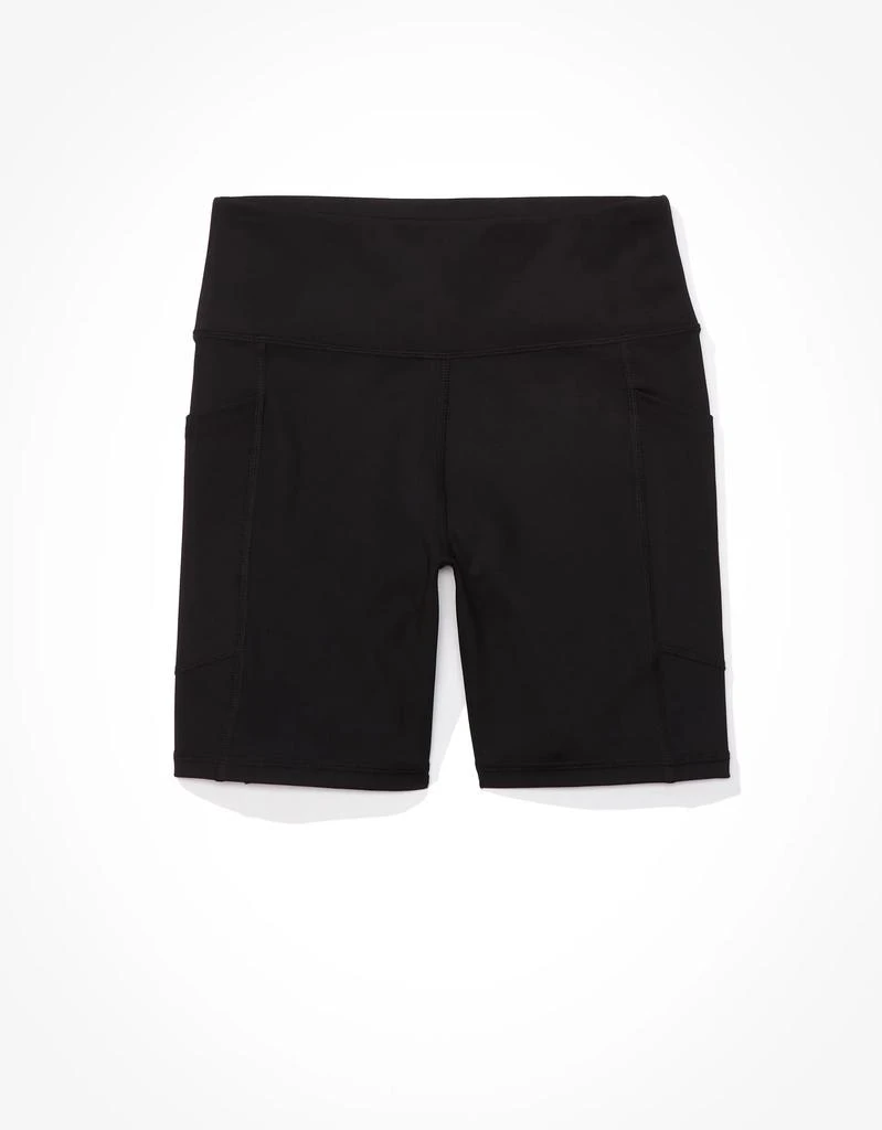 商品AE|AE Everything Pocket Fleece Super High-Waisted 6" Bike Short,价格¥69,第3张图片详细描述