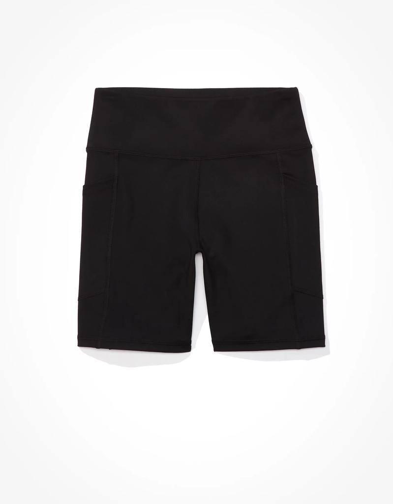 商品AE|AE Everything Pocket Fleece Super High-Waisted 6" Bike Short,价格¥149,第7张图片详细描述