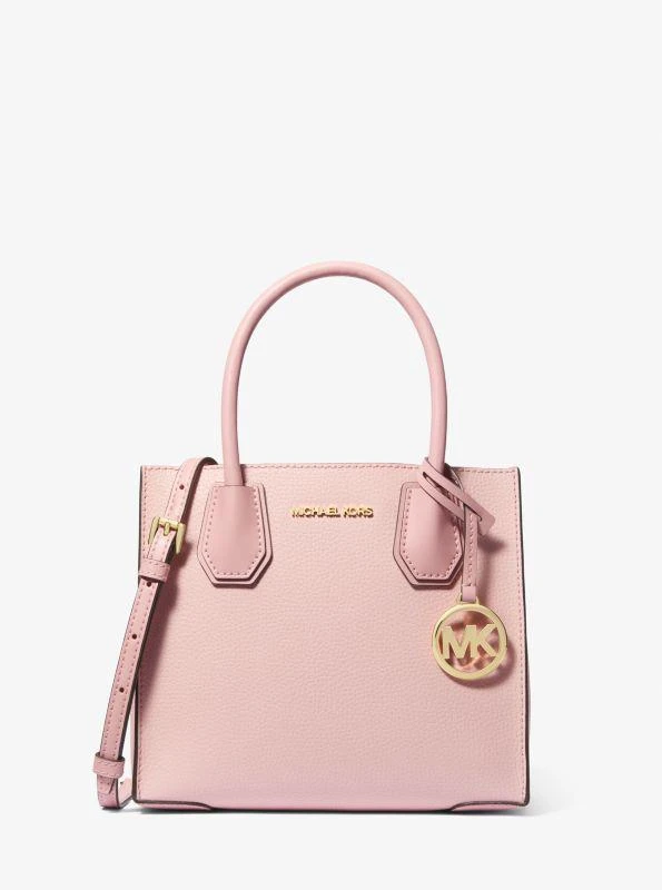 商品Michael Kors|Mercer Medium Two-Tone Pebbled Leather Crossbody Bag,价格¥3344,第1张图片