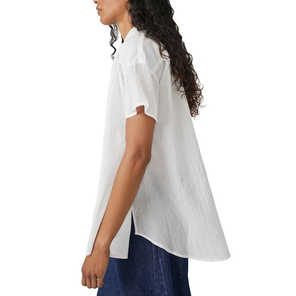 商品Free People|Women's Float Away Cotton Pleated Shirt,价格¥584,第3张图片详细描述