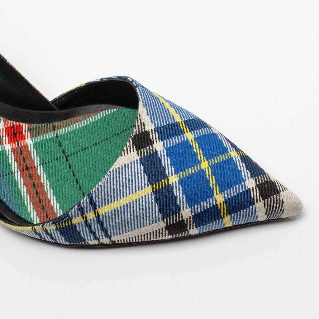 Burberry Multicolor Canvas Slingback Pumps Size 40 商品