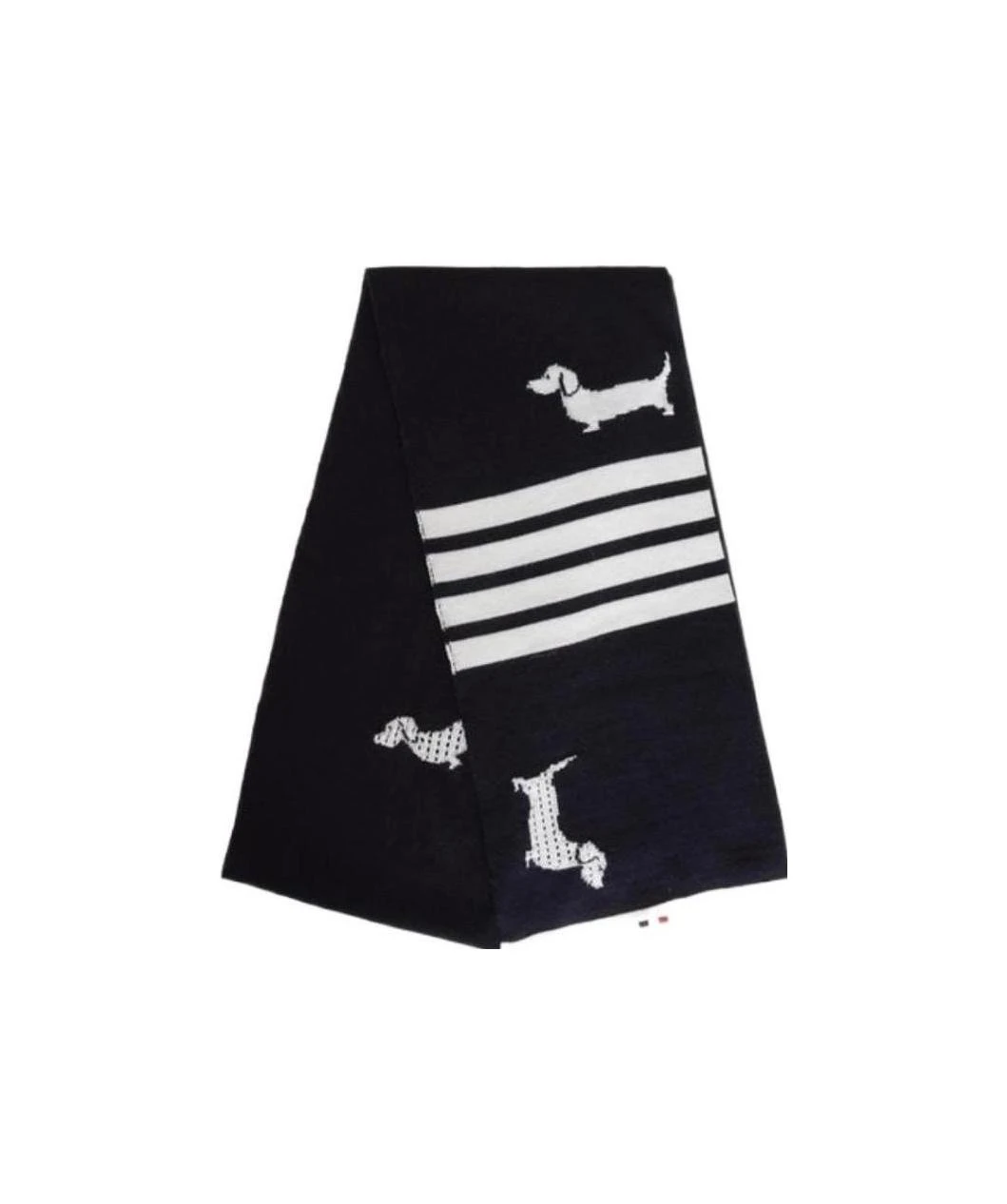商品【商品预售7天】 Thom Browne|Thom Browne 男士围巾 MKS096AY1002415 深蓝色,价格¥2440,第5张图片详细描述
