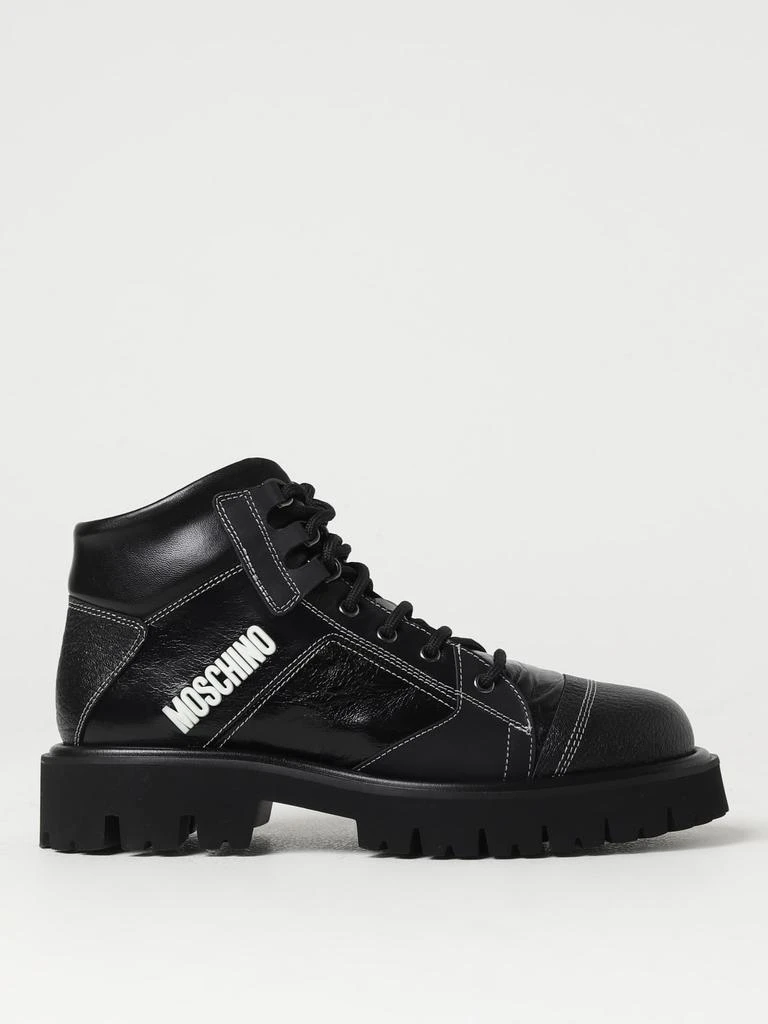 商品Moschino|Moschino Couture ankle boots in naplak,价格¥3561,第1张图片