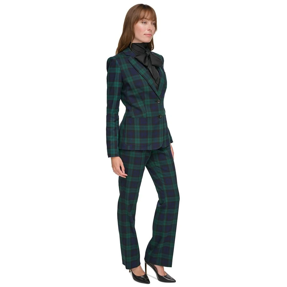 Women's Plaid Two-Button Blazer 商品