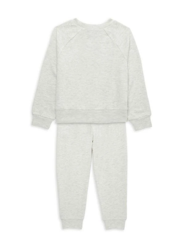 商品Tommy Hilfiger|Little Girl’s 2-Piece Hacci Ruffle Sweatshirt & Joggers Set,价格¥200,第2张图片详细描述